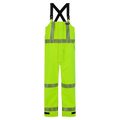 Lac-Mac, Limited Overall, High-Visibility FR/ARC Rated, US Markings, Regular, 706F-BL with reflective stripes, black suspenders, and FR ARC-Flash Rated protection for ultimate safety.