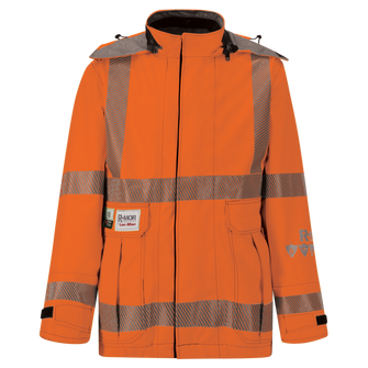 Jacket, High-Visibility FR/ARC Rated, US Markings, Regular, 707F-EZ