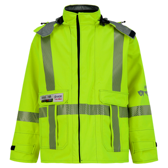 Jacket, High-Visibility FR/ARC Rated,  Canadian Markings, Regular, 707F-GK