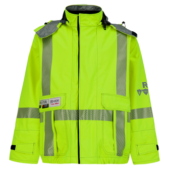 Jacket, High-Visibility FR/ARC Rated,  Canadian Markings, Regular, 707F-GM