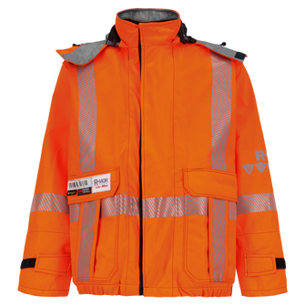 Jacket, High-Visibility FR/ARC Rated,  Canadian Markings, Regular, 707F-GM