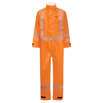 High-Visibility Chemical Splash Protective Coverall, for non-flammable liquid ch